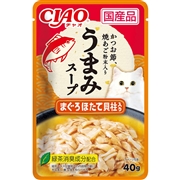 チャオ旨みスープパウチまぐろほたて貝柱４０ｇ 定価95円