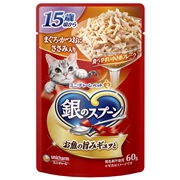 銀のスプーンパウチ１５歳ささみ６０ｇ 定価107円