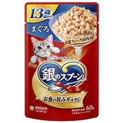 銀のスプーンパウチ１３歳まぐろ６０ｇ 定価107円