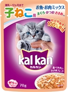 カルカンＰ子猫お魚お肉Ｍささみ７０ｇ 定価：88円（税込）