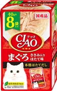 チャオパウチまぐろほたて味４０ｇ８袋 定価：657円（税込）