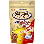 おっとっとバナナ＆りんご５０ｇ 定価：393円（税込）