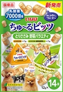 ちゅ－るビッツとりささみ野菜Ｖ１２ｇ１４袋 定価：1,188円（税込）