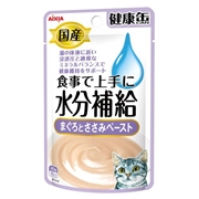 国産健康缶Ｐ水分補給まぐろとささみＰ４０Ｇ 定価：107円（税込）