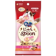 にゃんＳｐｏｏｎ２種まぐろ＆ささみ４０Ｇ 定価：239円（税込）