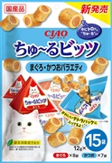 ちゅ～るビッツまぐろかつおバラエティ１５Ｐ 定価：1,078円（税込）