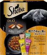 シーバＤＵＯ鶏ささみと海Ｓ２００ｇ 定価：492円（税込）