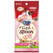 にゃんＳｐｏｏｎ２種まぐろ＆シーフード４０Ｇ 定価：239円（税込）