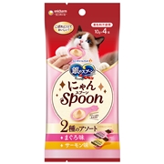 にゃんＳｐｏｏｎ２種まぐろ＆サーモン４０Ｇ 定価：239円（税込）