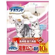 デオサンド複数ねこ用紙砂１０Ｌ 定価：1,188円（税込）