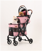 ペットカー 3色 ダブル　ピンク