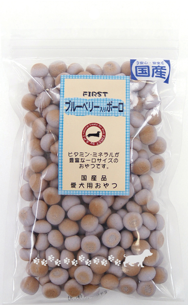 Ｆｉｒｓｔブルーベリー入りボーロ８０ｇ 定価：440円（税込）