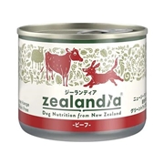 zealandia 　ジーランディア ドッグ ビーフ 170g   定価：660円（税込）