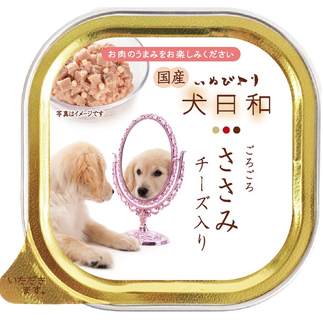 犬日和トレイささみチーズ入り 定価：162円（税込）