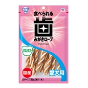 食べられる歯みがきロープかためS 65g（アース）　定価：418円（税込）