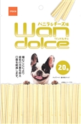 ワンドルチェバニラ＆チーズ味20本　定価：382円（税込）