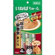 犬ちゅーる総合栄養食まぐろ14g＊4本　　定価：228円(税込)