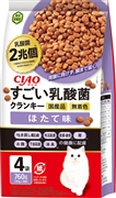 凄い乳酸菌クランキーほたて味190g4袋　　定価：1,078円(税込)