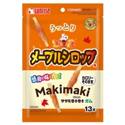 Ｇササミ巻き巻きガムメープルシロップ味１３本　定価：327円（税込）