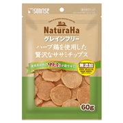 ＮＧＦハーブ鶏　贅沢ササミチップス６０ｇ　定価：437円（税込）