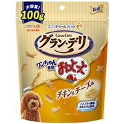 グランデリおっとっとチキン＆チーズ味100g（UC）　　定価：657円(税込)