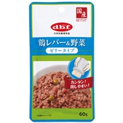 鶏レバー＆野菜　ゼリータイプ60g　定価：140円（税込）