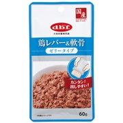 鶏レバー＆軟骨　ゼリータイプ　60g　定価：140円（税込）