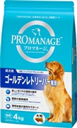 プロマネージ 成犬用 Gレトリバー 4kg　定価：3,828円（税込）