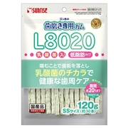 ゴン太歯磨き専用ガムL8020CR低脂肪120g（SR）　定価：418円（税込）