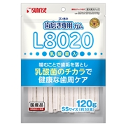 ゴン太歯磨き専用ガムL8020乳酸菌120g（SR）　定価：418円（税込）