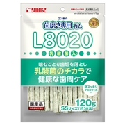 ゴン太歯磨き専用ガムL8020乳酸菌CR120g（SR）　定価：418円（税込）