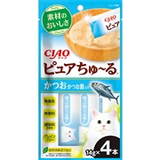 CIAOピュアCかつおかつ節14g×4本　　定価：239円(税込)