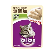 カルカンパウチ　まぐろたい無添加70g　定価：96円（税込）