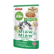 Ｍｉａｗジューシー　おさかなミックス６０ｇ　　定価：107円(税込)