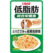 低脂肪とりささみ＆緑黄色野菜80g　　定価：140円(税込)