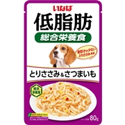 低脂肪とりささみ＆さつまいも80g　　定価：140円(税込)