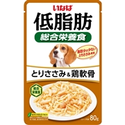 低脂肪とりささみ＆鶏軟骨80g　　定価：140円(税込)