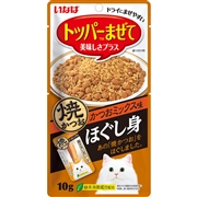 焼かつお　ほぐし身　かつおミックス味10g　　定価：140円(税込)