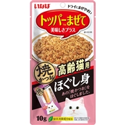 焼かつお　ほぐし身　高齢猫用10g　　定価：140円(税込)