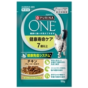 ピュリナワンキャットパウチ健康7歳チキン50g　　定価：195円(税込)