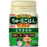 いなばちゅーるごはんスープとりささみ120g　　定価：195円(税込)