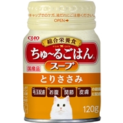 CIAOちゅーるごはんスープささみ120g　　定価：195円(税込)