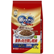 銀のスプーン吐き戻し軽減フード1.3kg　　定価：1,518円(税込)