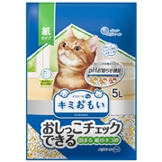 キミおもいおしっこチェック紙のネコ砂５Ｌ 定価1685円