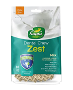 新デンタルガム ゼスト ミルク 2.5インチ 18個入袋