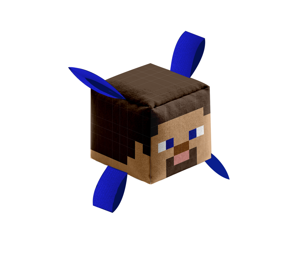 マインクラフト かみかみブロックおもちゃ スティーブ