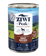 ZiwiPeak ジウィピーク ドッグ缶 ビーフレシピ 390g