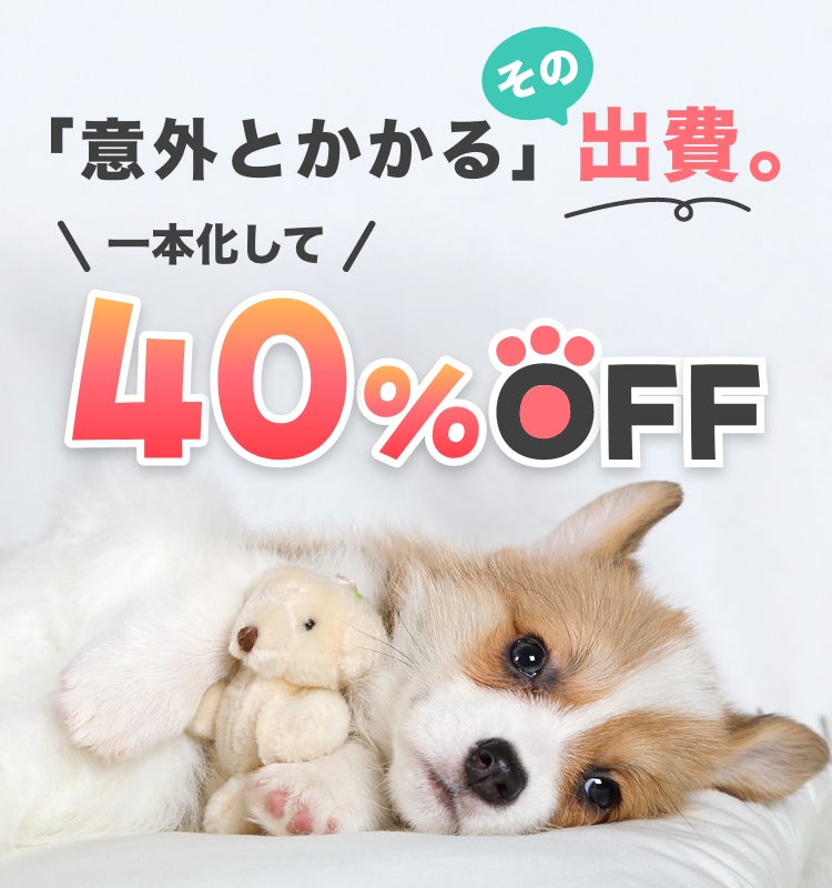 「意外とかかる」その出費。一本化して40%OFF