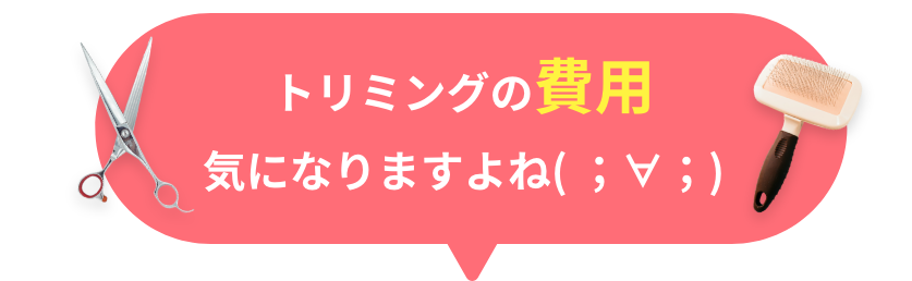 トリミングの費用気になりますよね
