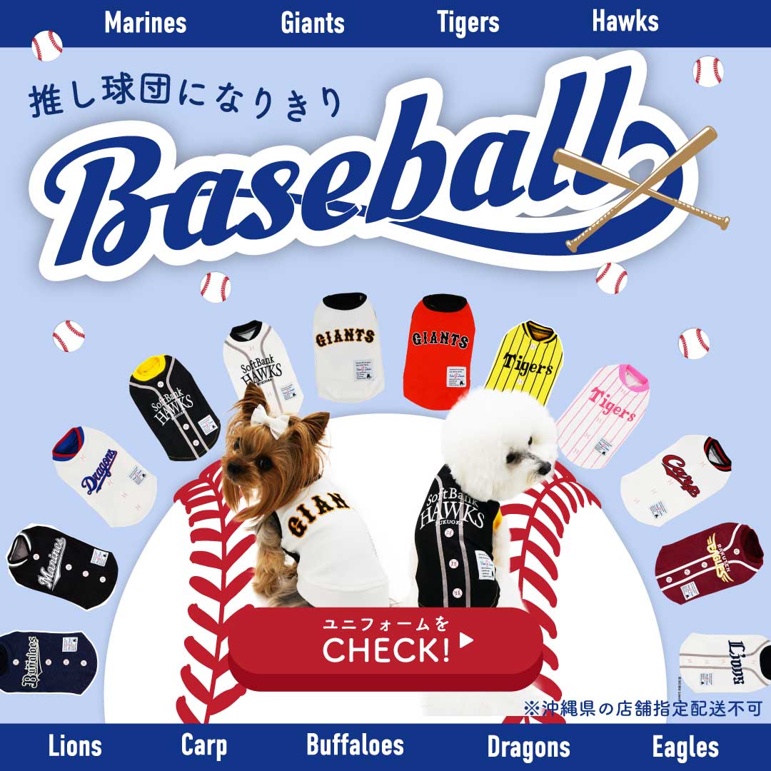 推し球団になりきり野球ユニフォーム特集